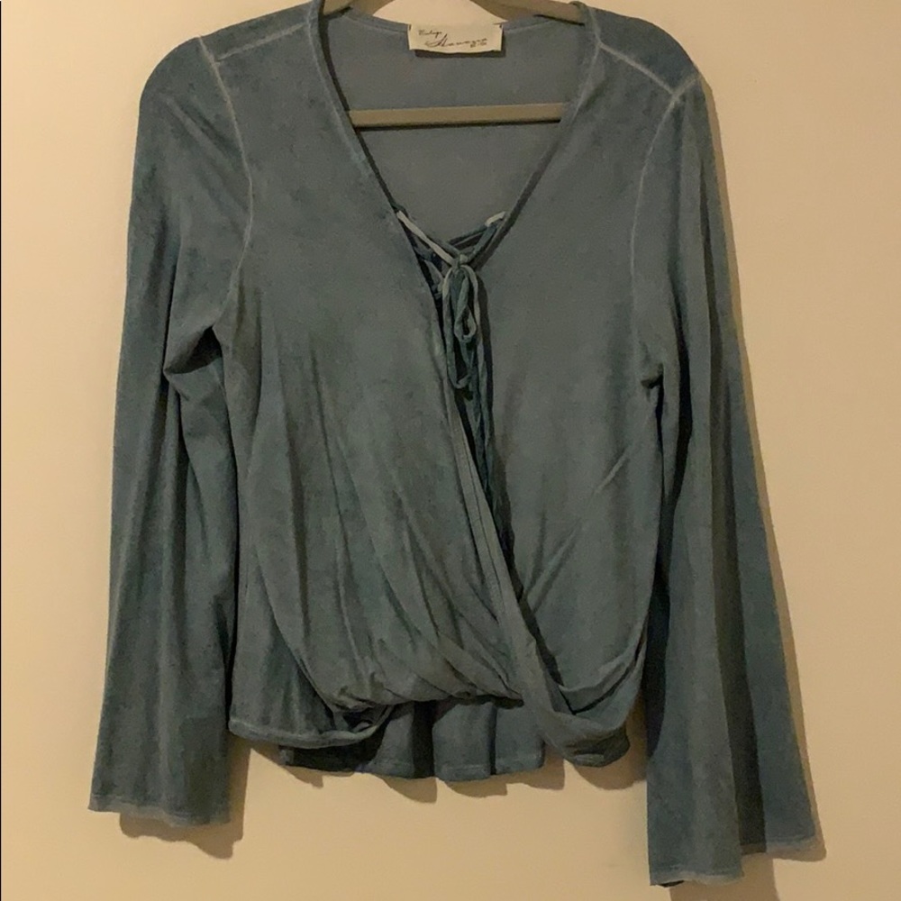 Beautiful Blue Long sleeve top